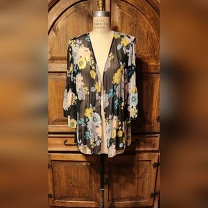 Chiffon open front jacket by Style & Co. Size medium.